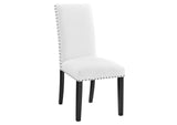 EEI-1384-WHI Parcel Dining Upholstered Fabric Side Chair By Modway