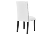 EEI-1384-WHI Parcel Dining Upholstered Fabric Side Chair By Modway