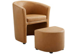 EEI-1407-TAN Divulge Armchair And Ottoman By Modway