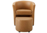 EEI-1407-TAN Divulge Armchair And Ottoman By Modway