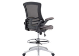 EEI-1422-BRN Attainment Vinyl Drafting Chair By Modway