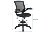 EEI-1423-BLK Veer Drafting Chair By Modway