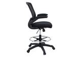 EEI-1423-BLK Veer Drafting Chair By Modway