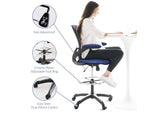 EEI-1423-BLU Veer Drafting Chair By Modway