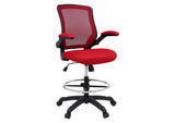 EEI-1423-RED Veer Drafting Chair By Modway