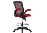 EEI-1423-RED Veer Drafting Chair By Modway