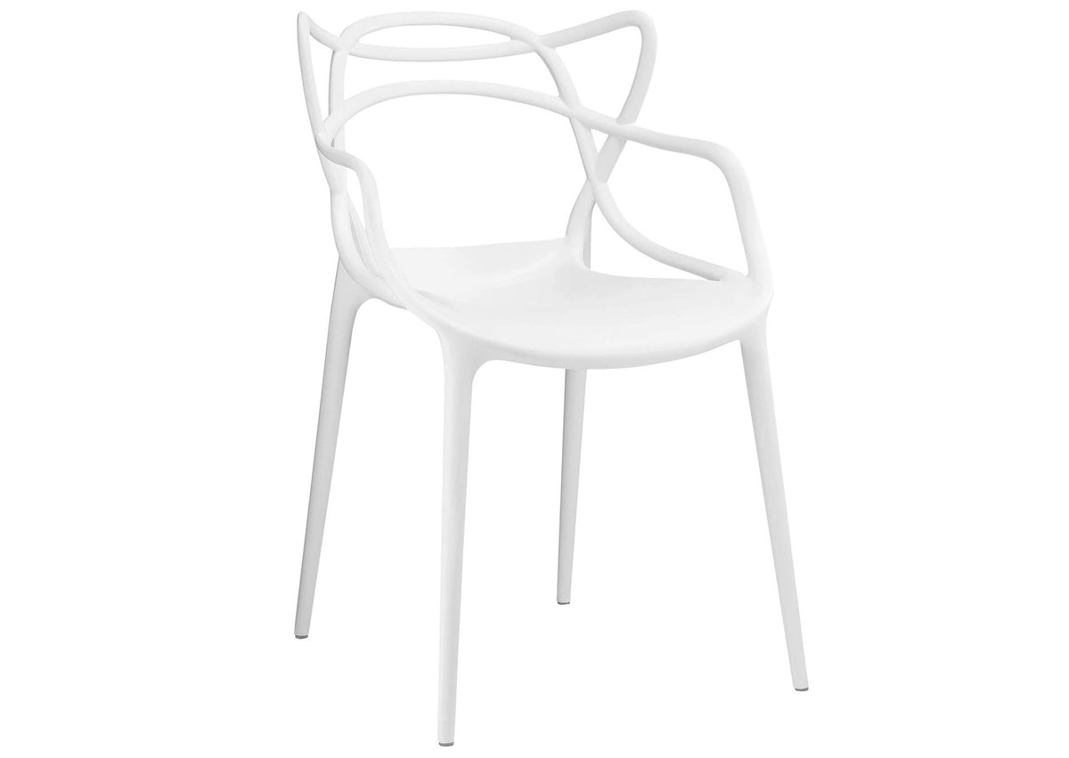 EEI-1458-WHI Entangled Dining Armchair By Modway