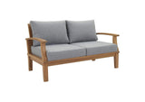 EEI-1470-NAT-GRY-SET Marina 3 Piece Outdoor Patio Teak Set By Modway