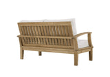 EEI-1470-NAT-WHI-SET Marina 3 Piece Outdoor Patio Teak Set By Modway