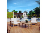 EEI-1475-NAT-WHI-SET Marina 3 Piece Outdoor Patio Teak Set By Modway