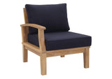 EEI-1488-NAT-NAV-SET Marina 9 Piece Outdoor Patio Teak Set By Modway