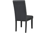 EEI-1491-BLK Parcel Dining Faux Leather Side Chair By Modway