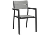 EEI-1506-BRN-GRY Maine Dining Outdoor Patio Armchair By Modway