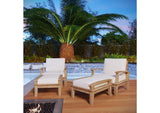 EEI-1537-NAT-WHI-SET Marina 4 Piece Outdoor Patio Teak Set By Modway