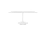 EEI-1656-WHI Lippa 60" Rectangle Wood Dining Table By Modway
