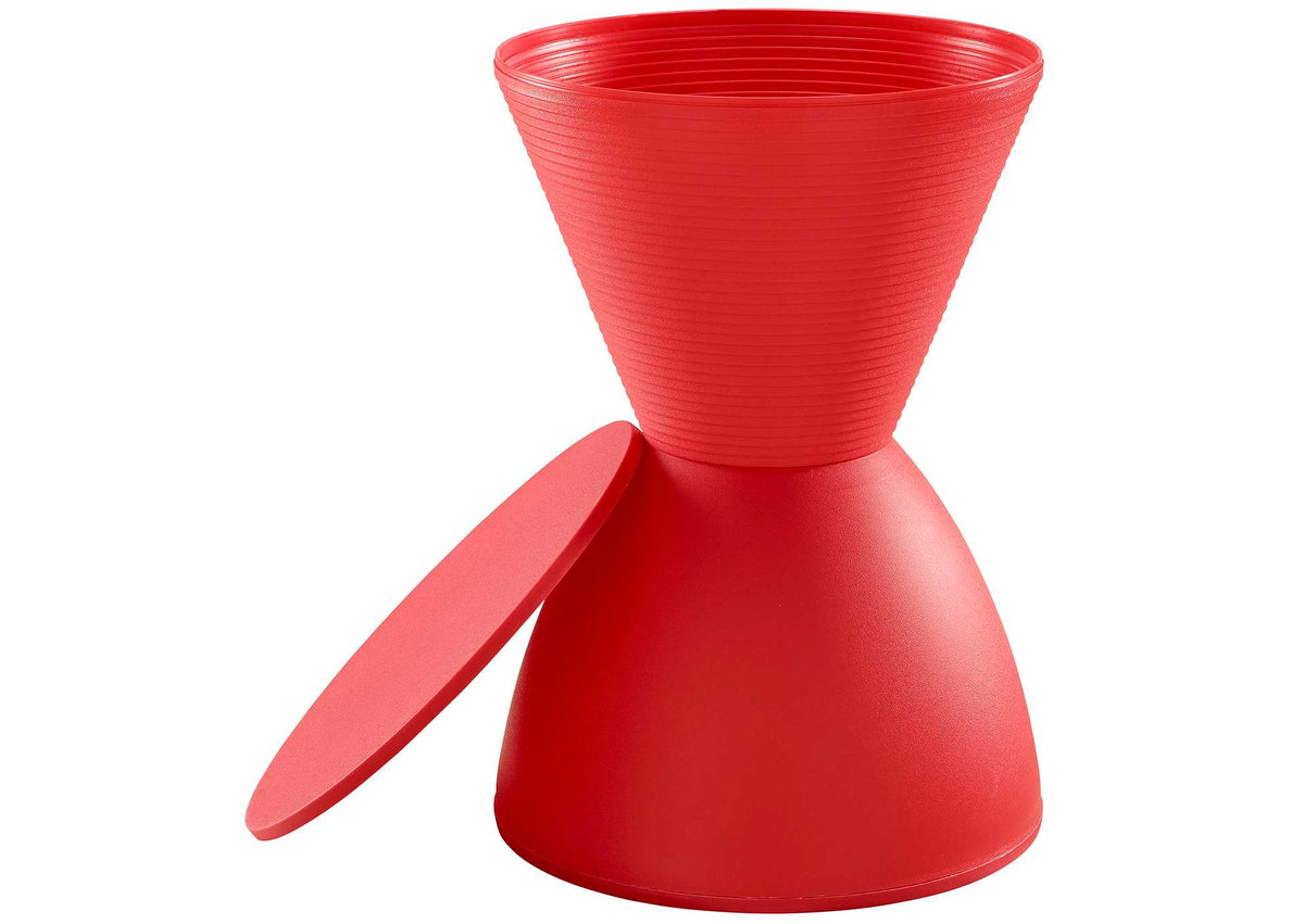 EEI-1699-RED Haste Backless Stool By Modway