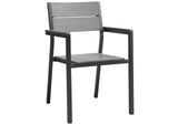 EEI-1743-BRN-GRY-SET Maine 3 Piece Outdoor Patio Dining Set By Modway