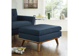 EEI-1797-AZU Engage Upholstered Fabric Ottoman By Modway