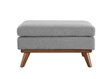 EEI-1797-GRY Engage Upholstered Fabric Ottoman By Modway