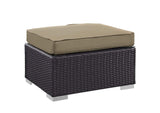 EEI-1809-EXP-MOC-SET Convene 5 Piece Outdoor Patio Sectional Set By Modway