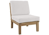 EEI-1817-NAT-WHI-SET Marina 8 Piece Outdoor Patio Teak Set By Modway