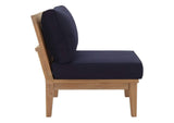 EEI-1821-NAT-NAV-SET Marina 2 Piece Outdoor Patio Teak Set By Modway