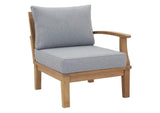 EEI-1822-NAT-GRY-SET Marina 2 Piece Outdoor Patio Teak Set By Modway