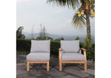 EEI-1823-NAT-GRY-SET Marina 2 Piece Outdoor Patio Teak Set By Modway