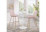 EEI-1825-WHI Lippa 28" Round Wood Bar Table By Modway