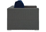 EEI-1850-CHC-NAV Sojourn Outdoor Patio Sunbrella® Armchair By Modway