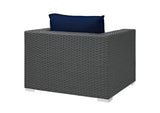 EEI-1850-CHC-NAV Sojourn Outdoor Patio Sunbrella® Armchair By Modway