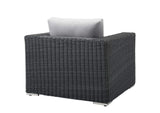 EEI-1864-GRY-GRY Summon Outdoor Patio Fabric Sunbrella® Armchair By Modway