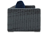 EEI-1874-GRY-NAV Summon Outdoor Patio Sunbrella® Sofa By Modway