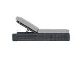 EEI-1876-GRY-GRY Summon Outdoor Patio Sunbrella® Chaise Lounge By Modway