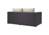 EEI-1907-EXP-BEI Convene Outdoor Patio Loveseat By Modway