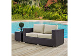 EEI-1907-EXP-BEI Convene Outdoor Patio Loveseat By Modway