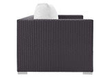 EEI-1907-EXP-WHI Convene Outdoor Patio Loveseat By Modway