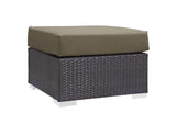 EEI-1911-EXP-MOC Convene Outdoor Patio Fabric Square Ottoman By Modway