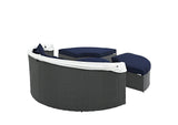 EEI-1986-CHC-NAV-SET Sojourn Outdoor Patio Sunbrella® Daybed By Modway