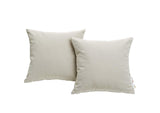 EEI-2002-BEI Summon 2 Piece Outdoor Patio Sunbrella® Pillow Set By Modway