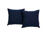 EEI-2002-NAV Summon 2 Piece Outdoor Patio Sunbrella® Pillow Set By Modway