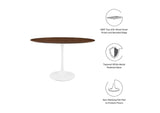 EEI-2019-WAL Lippa 48" Oval Wood Dining Table By Modway