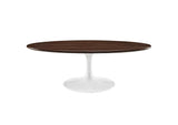 EEI-2020-WAL Lippa 48" Oval Wood Coffee Table By Modway
