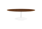 EEI-2020-WAL Lippa 48" Oval Wood Coffee Table By Modway