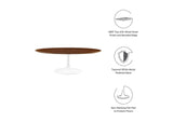 EEI-2020-WAL Lippa 48" Oval Wood Coffee Table By Modway