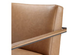 EEI-2075-TAN Seg Vegan Leather Accent Chair By Modway