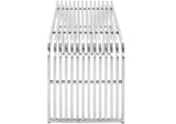 EEI-2103-SLV Pipe 60" Stainless Steel Bench By Modway