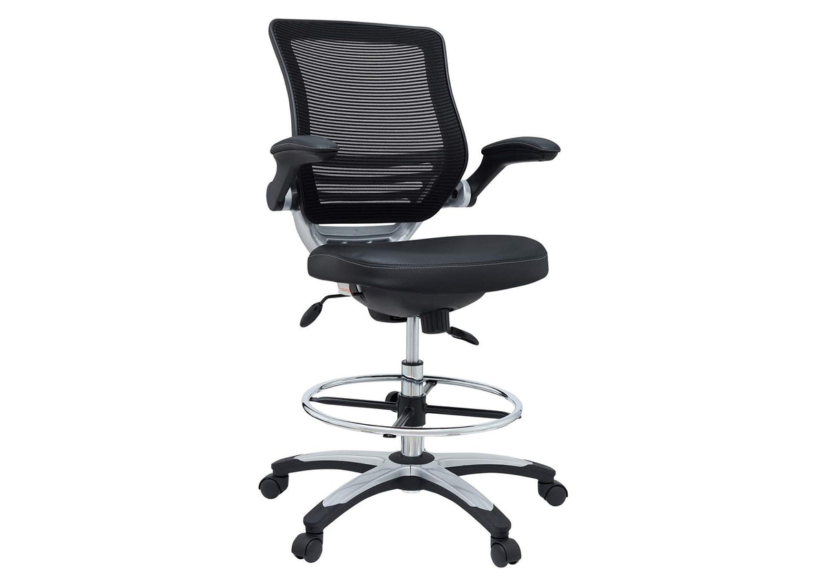 EEI-211-BLK Edge Drafting Chair By Modway