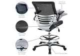 EEI-211-BLK Edge Drafting Chair By Modway