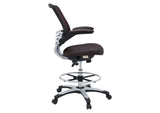 EEI-211-BRN Edge Drafting Chair By Modway